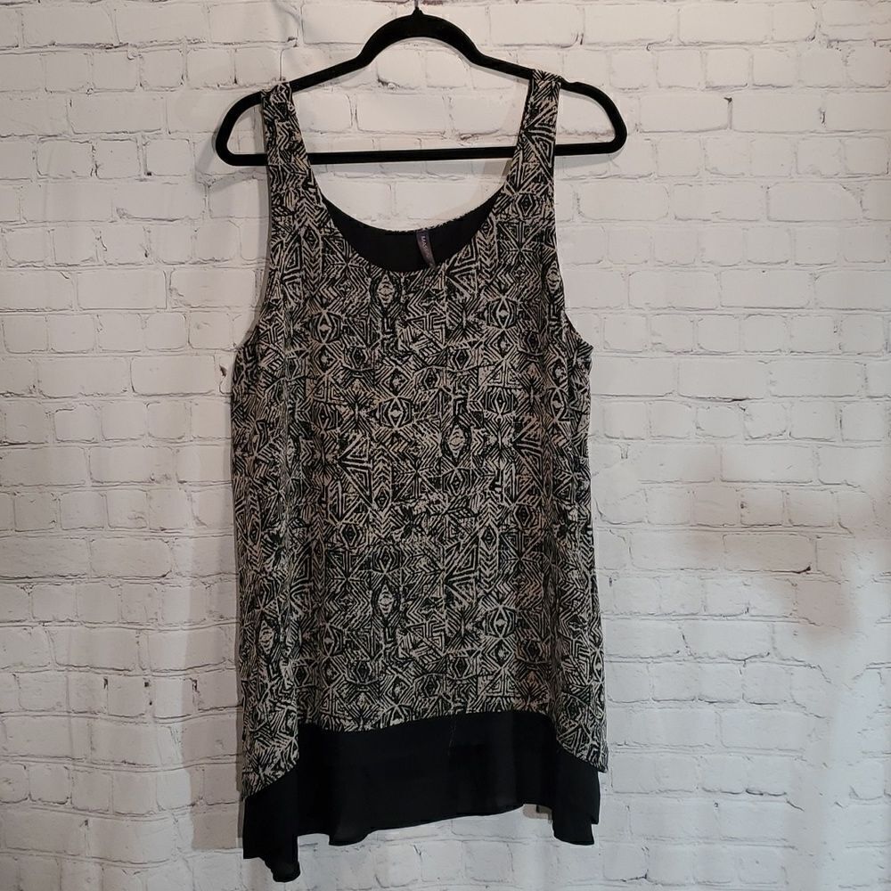 Massini double layered plus size 1X tank top